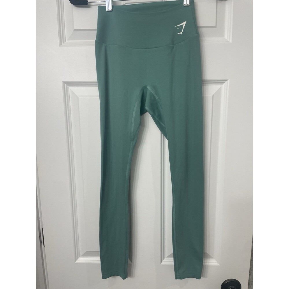 Gymshark Women’s Green High-Waisted Stretch Pull-On Workout Leggings XS
